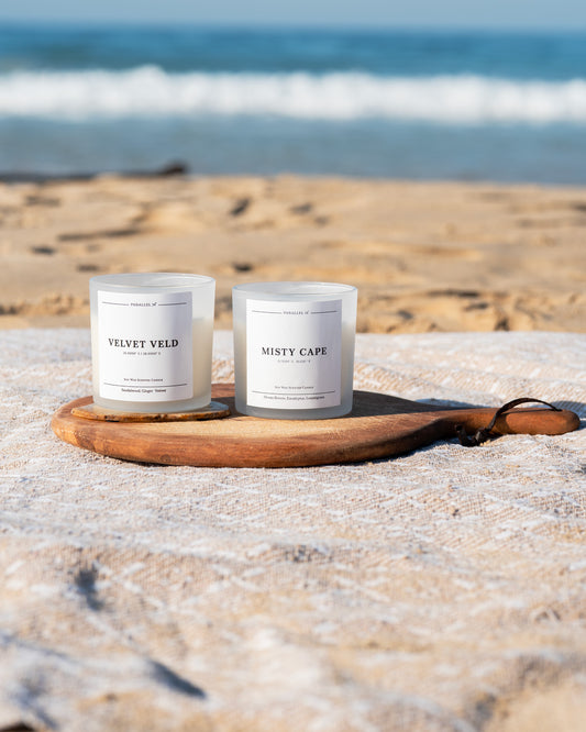 Velvet veld & Misty Cape Luxury Candle Voyage