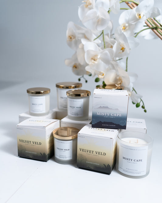Velvet veld & Misty Cape  Luxury Candle Voyage