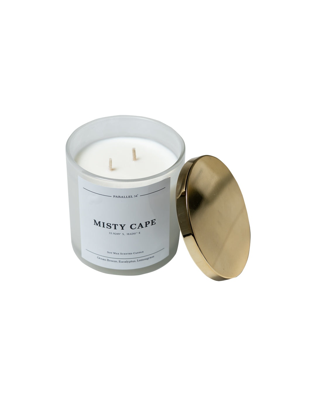 Misty Cape Voyage Large Luxury Candle Ocean Breeze, Eucalyptus & Lemongrass