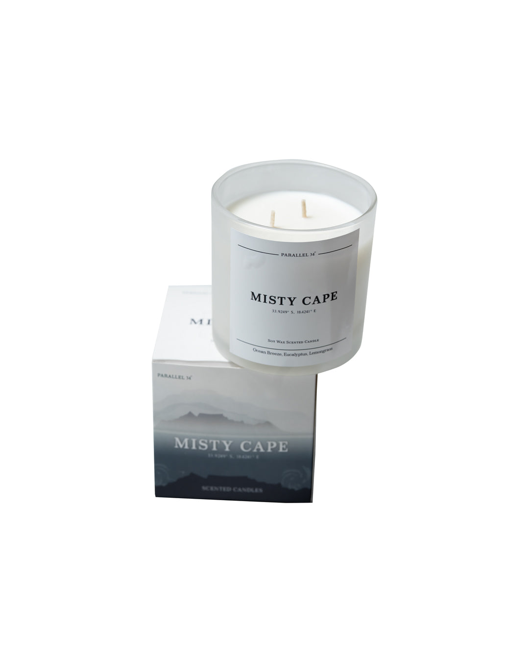 Misty Cape Voyage Large Luxury Candle Ocean Breeze, Eucalyptus & Lemongrass