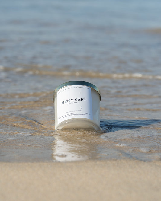 Misty Cape Voyage Large Luxury Candle Ocean Breeze, Eucalyptus & Lemongrass