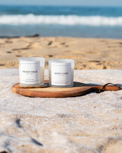 Velvet veld & Misty Cape  Luxury Candle Voyage